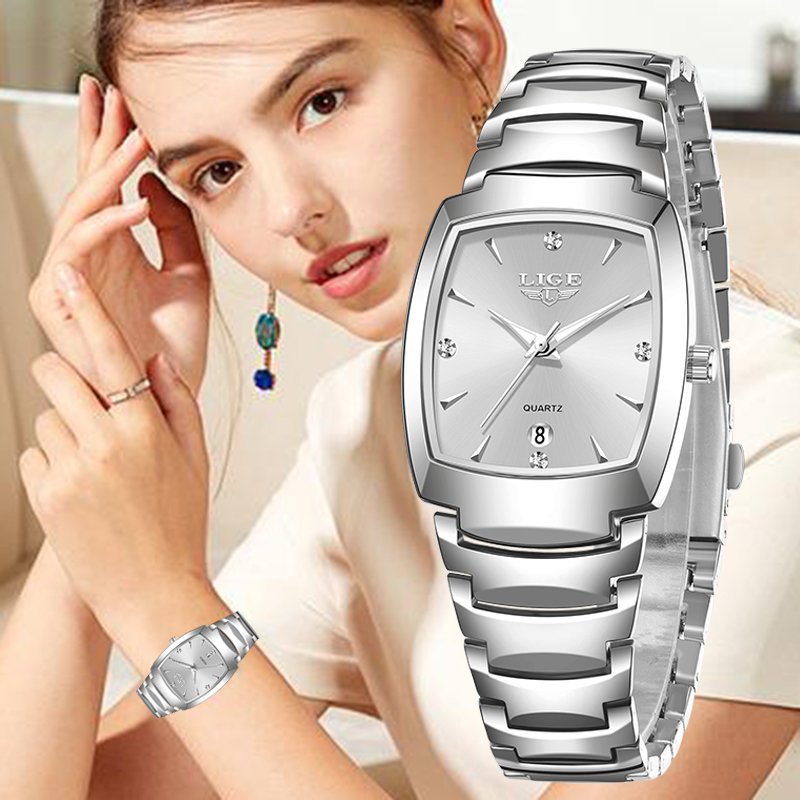 Luxury Watch Usa - Relógio Feminino LIGE 2026 Novo, Luxuoso,