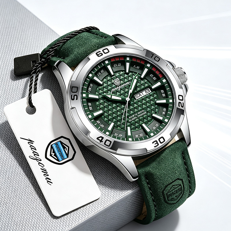 Luxury Watch Mockup - PAAZOMU Relógios masculinos de marca de