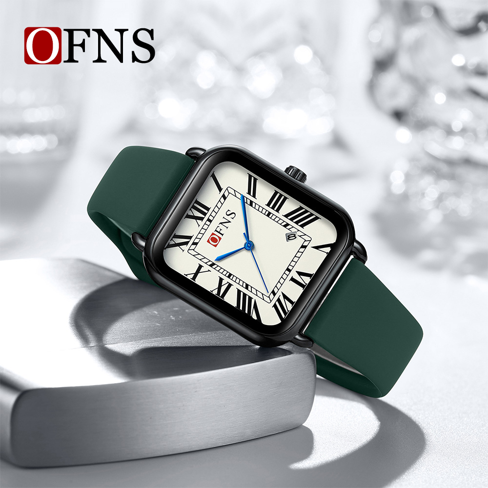 Luxury Watch With Rubber Strap - Relógio de Pulso Masculino e Feminino