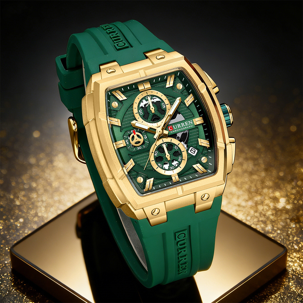 Luxury Watch Straps - Relógio de Luxo Vintage CURREN para