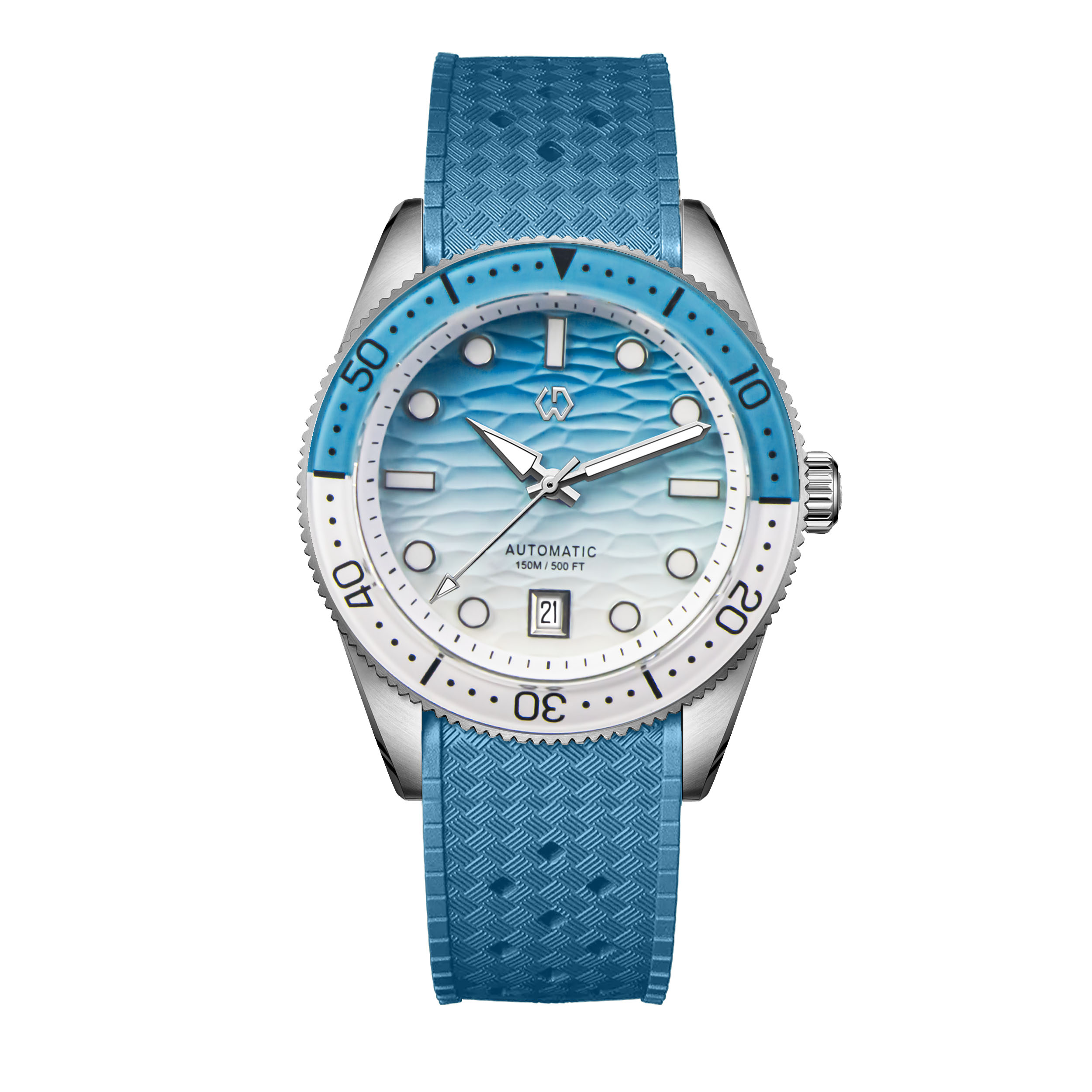 Seiko Watch Presage - 40mm mergulhador relógio textura relógios masculinos