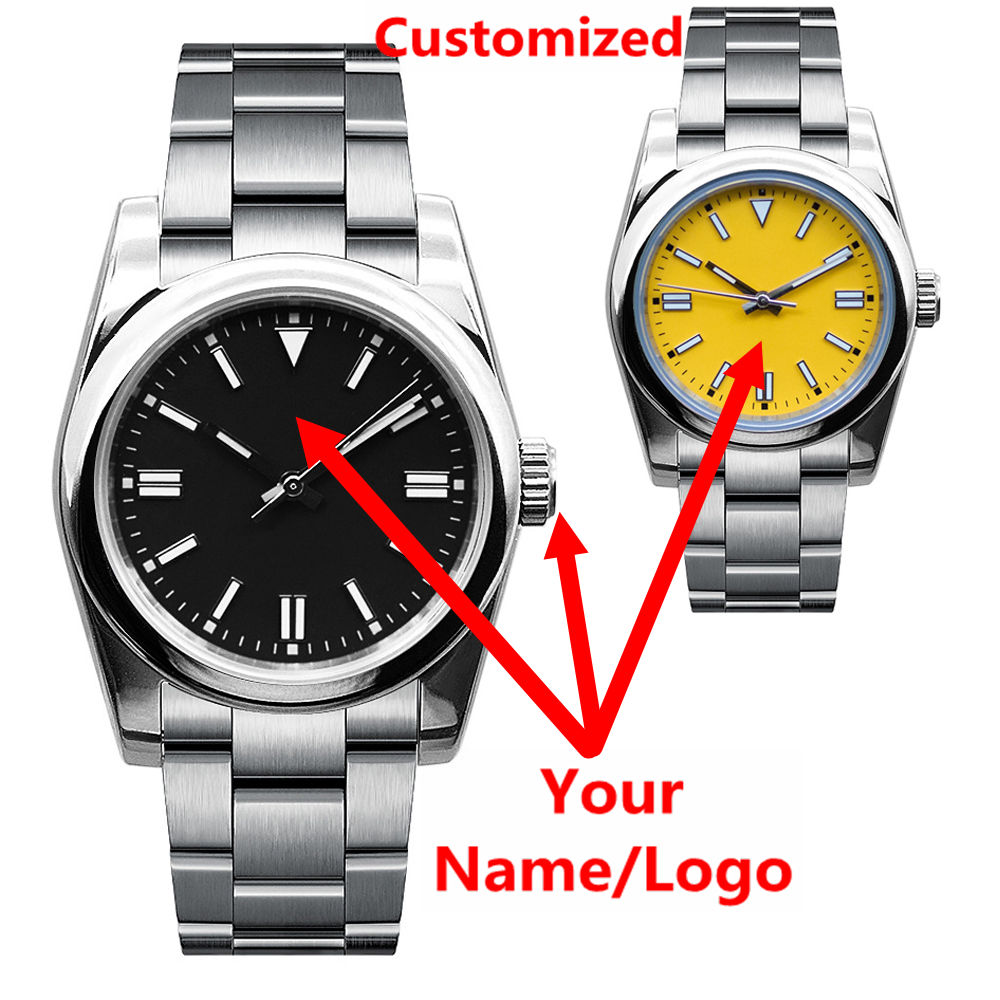 Luxury Watch Straps - Relógio Masculino Personalizado com Logotipo, Luxuoso,
