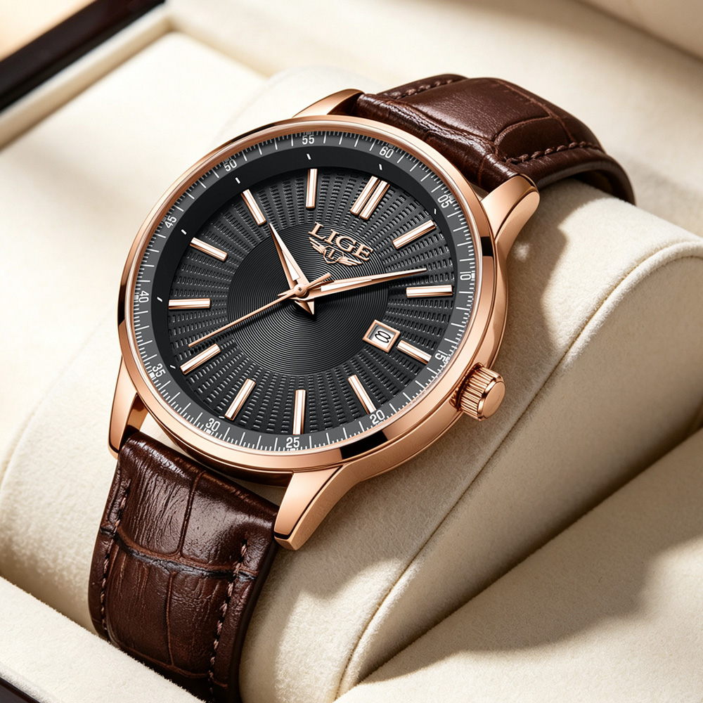 Luxury Watch Mockup - Relógio de Pulso Masculino de Luxo