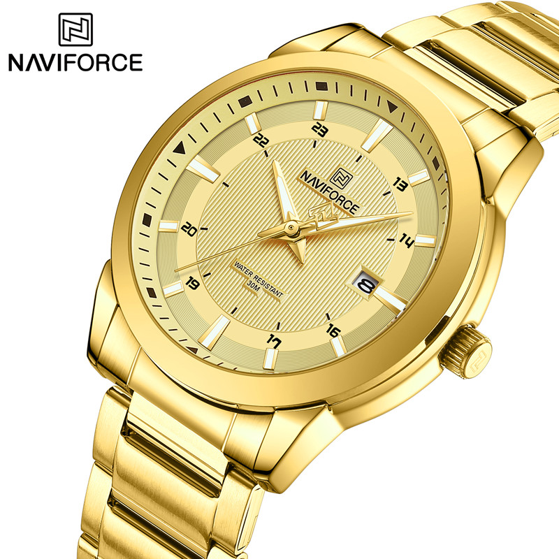 Luxury Watch Mockup - 2024 marca superior naviforce relógios masculinos