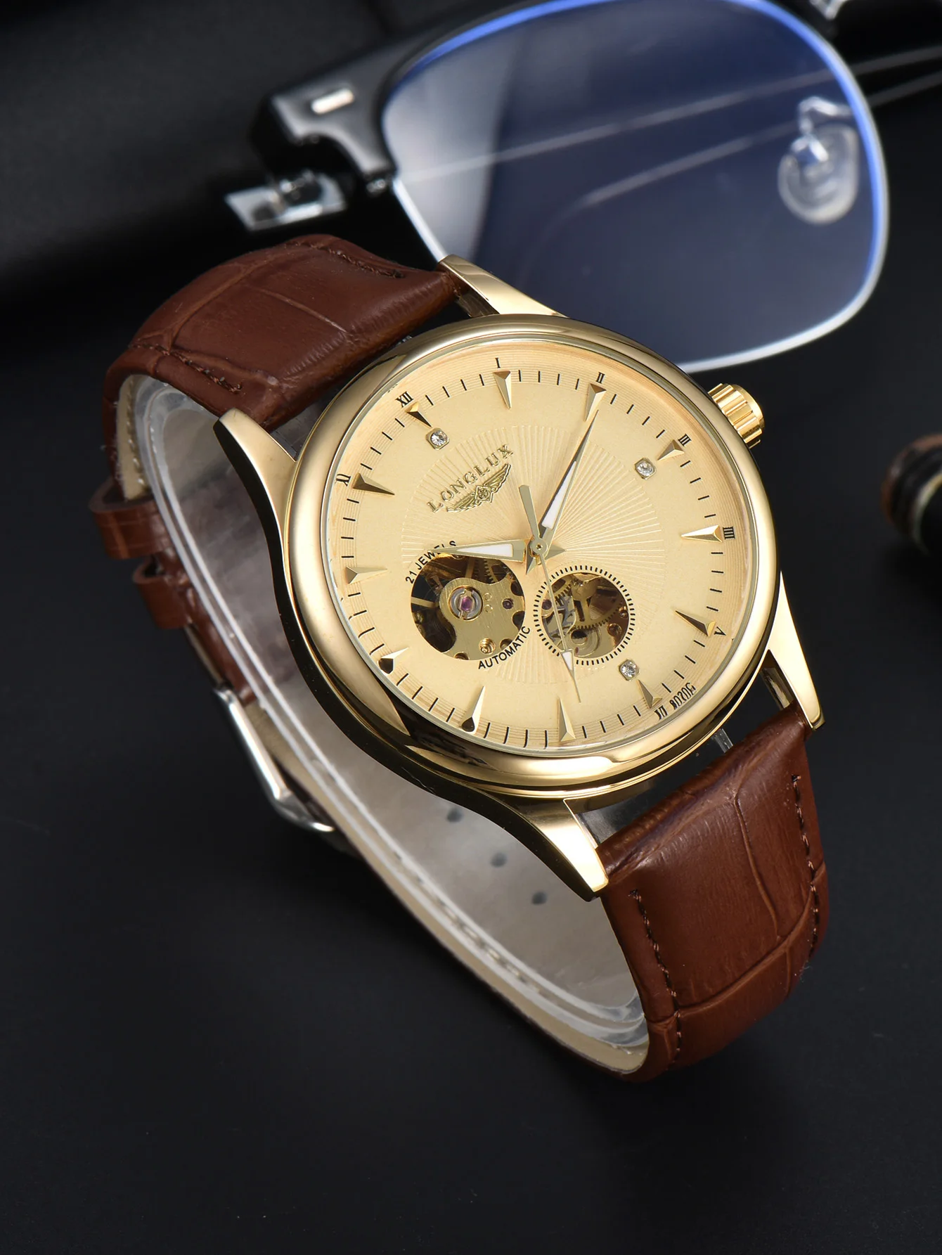 Seiko Watch Presage - Relógio Automático LONGLUX Estilo Elegante Atacado