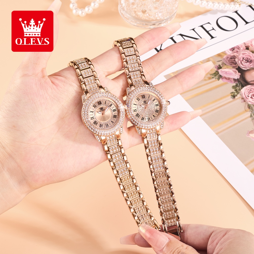 Olevs luxo moda senhoras relóg - Luxury Watch Usa avaliação e preço