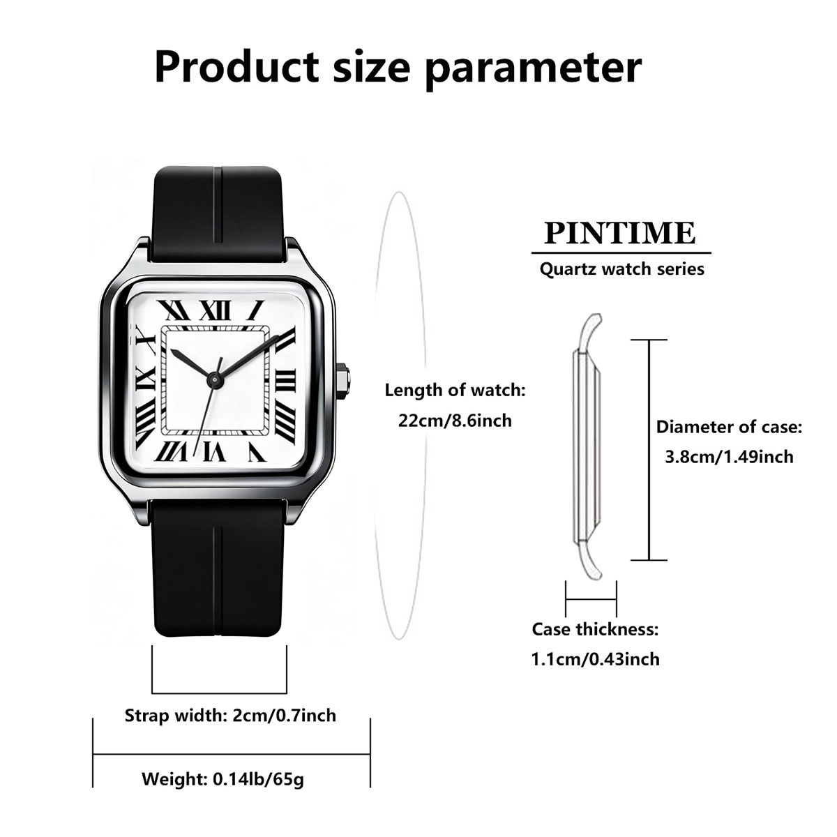 Relógio de Luxo Masculino Quad - Luxury Watch With Arabic Numerals avaliação e preço