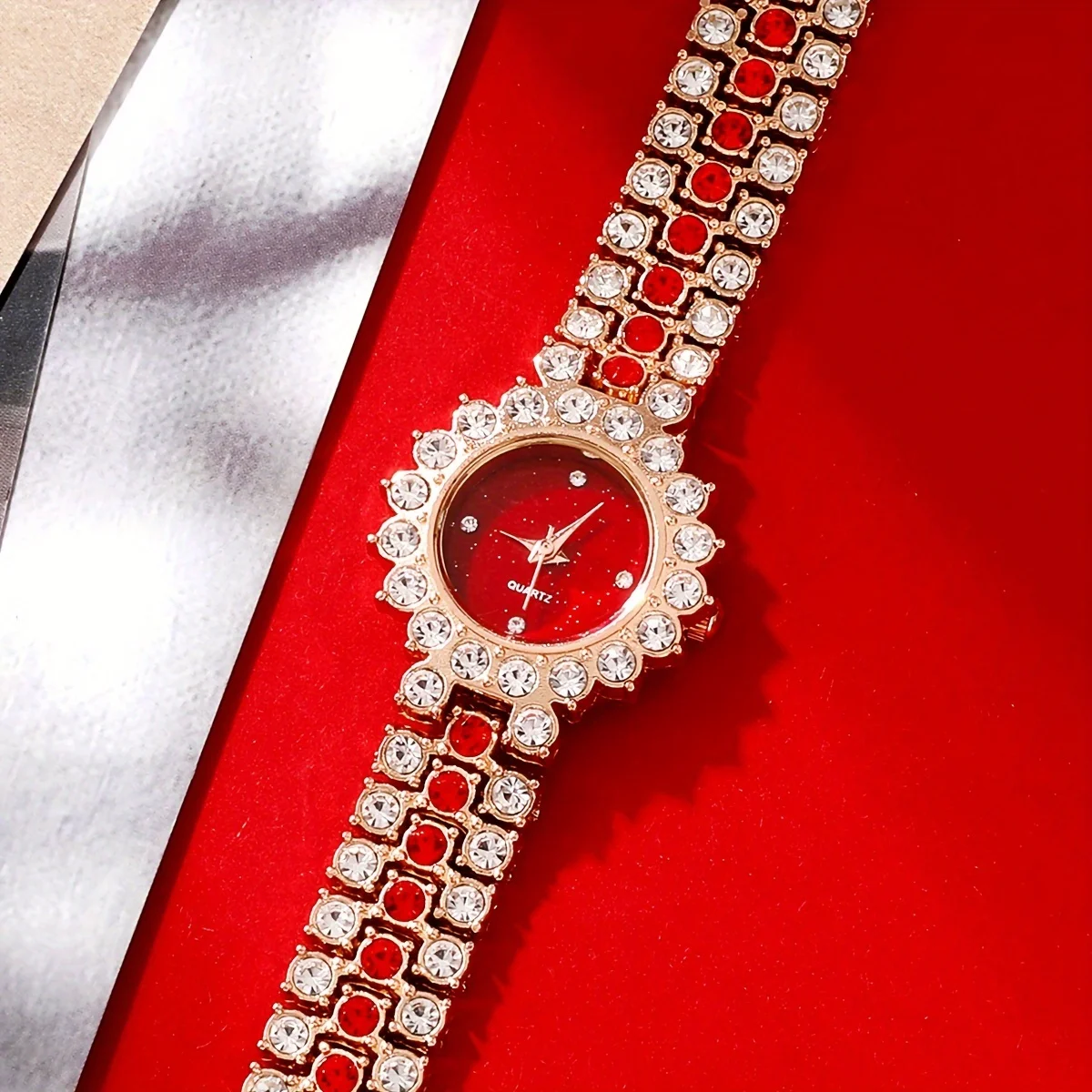 2 pçs/set relógio feminino lux - Luxury Watch Gift For Her avaliação e preço