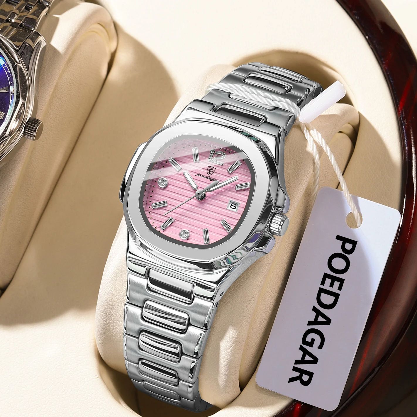 Poedagar quadrado moda mulher  - Ladies Luxury Watch avaliação e preço