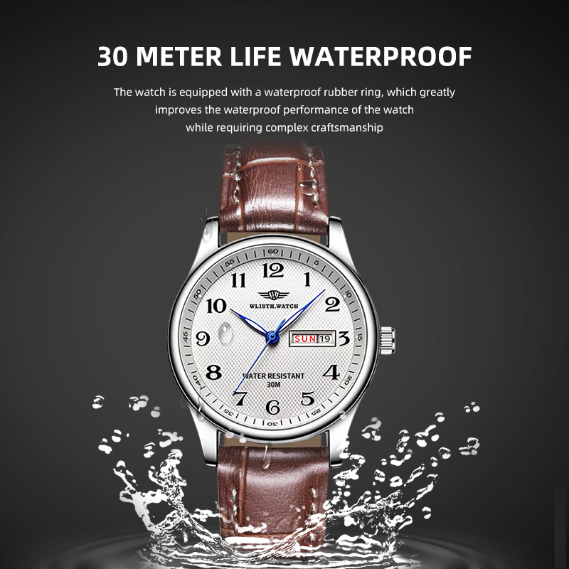 Wlisth marca de luxo relógio m - Luxury Watch With Arabic Numerals avaliação e preço