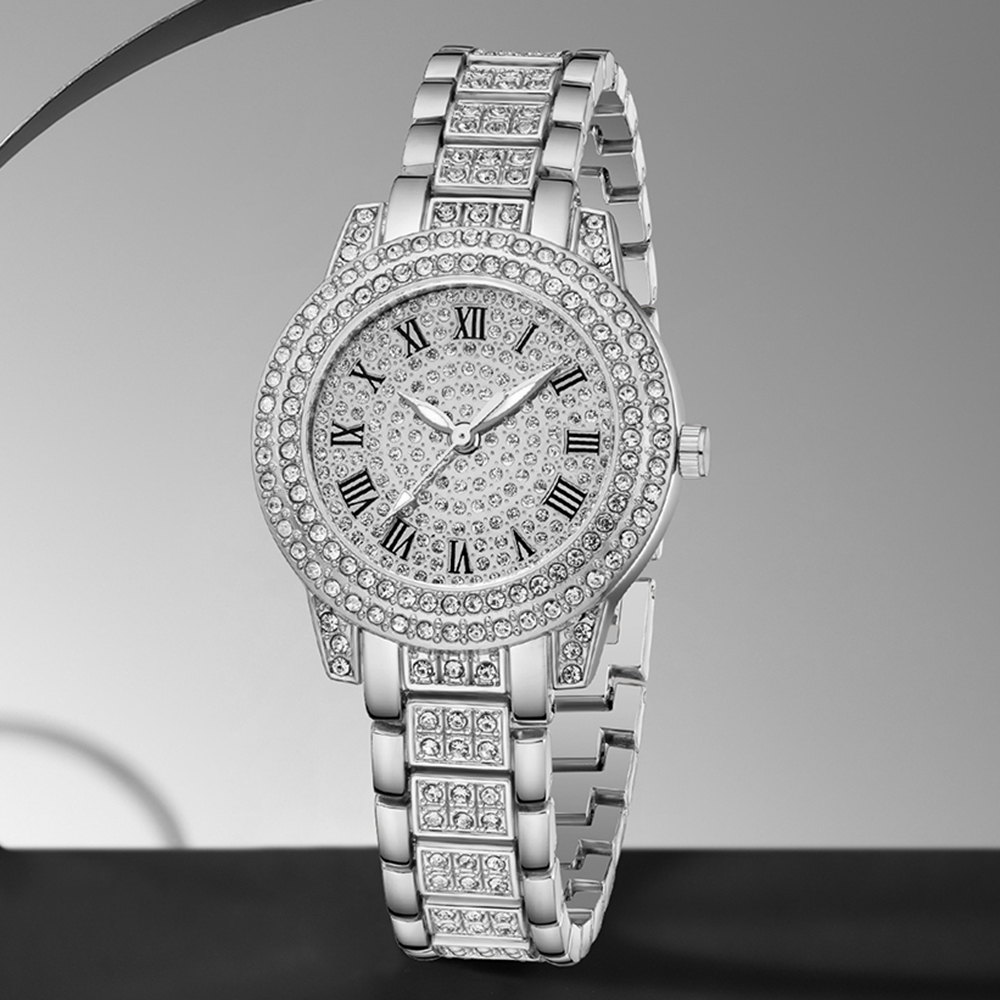 Conjunto de Relógio Feminino d - Luxury Watch Gift For Her avaliação e preço