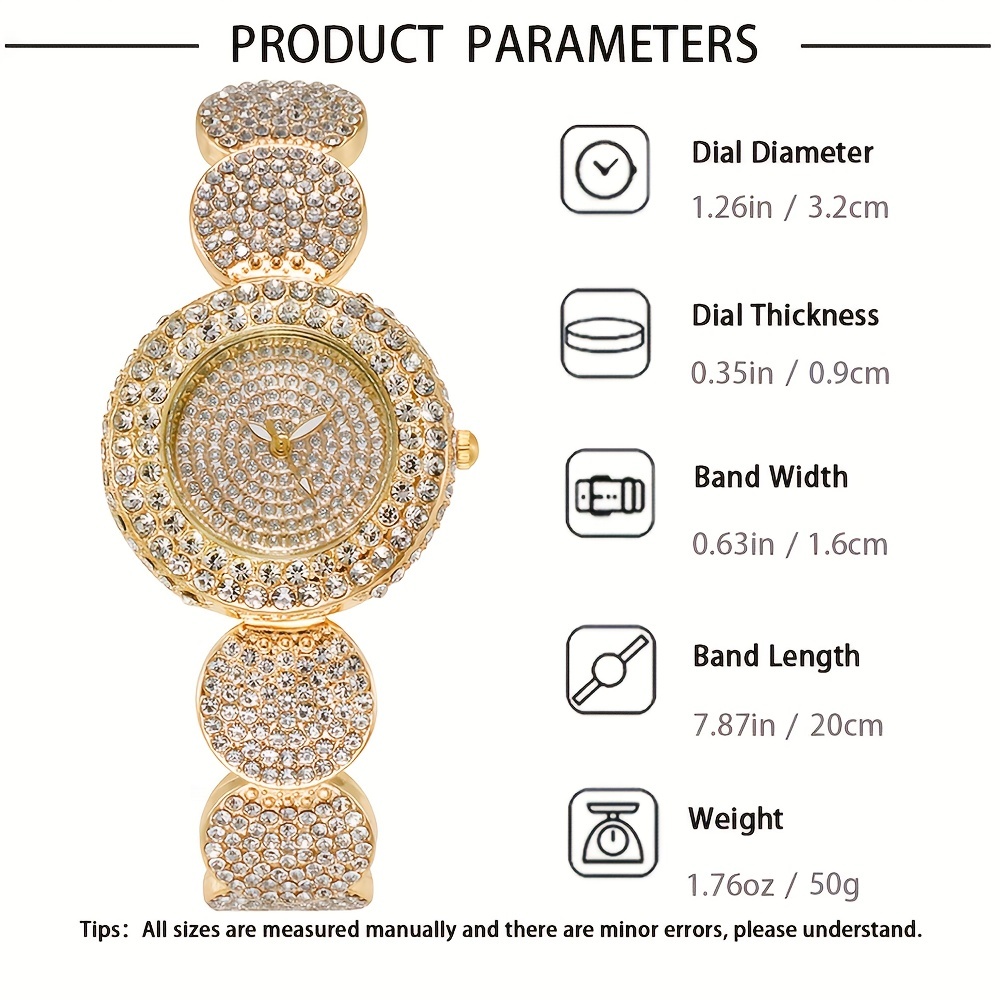 Conjunto de 5 peças de relógio - Luxury Watch Gift For Her avaliação e preço