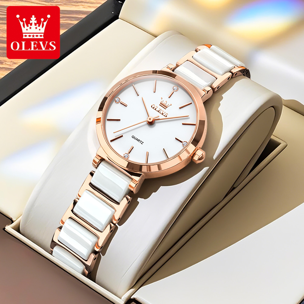 Olevs relógio feminino 5877 lu - Luxury Watch Straps avaliação e preço