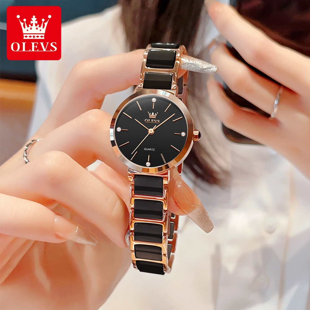 Olevs relógio feminino 5877 lu - Luxury Watch Straps avaliação e preço
