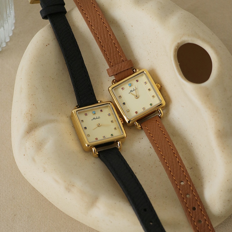 Relógio feminino original, est - Luxury Watch With Leather Strap avaliação e preço