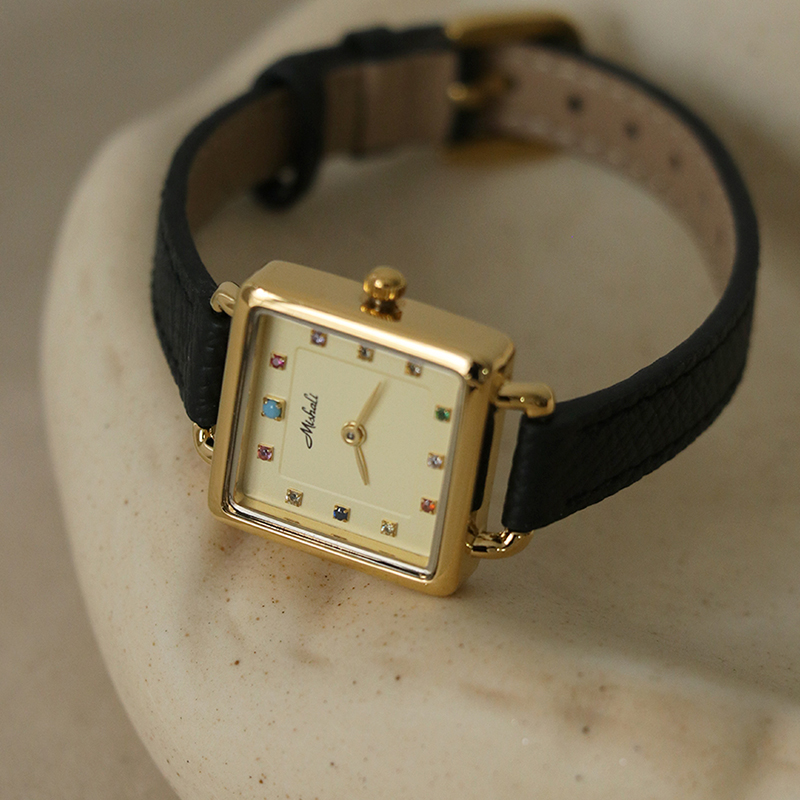 Relógio feminino original, est - Luxury Watch With Leather Strap avaliação e preço