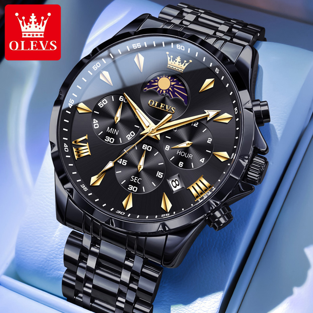 Relógio Masculino OLEVS 3653 c - Luxury Watch Mockup avaliação e preço