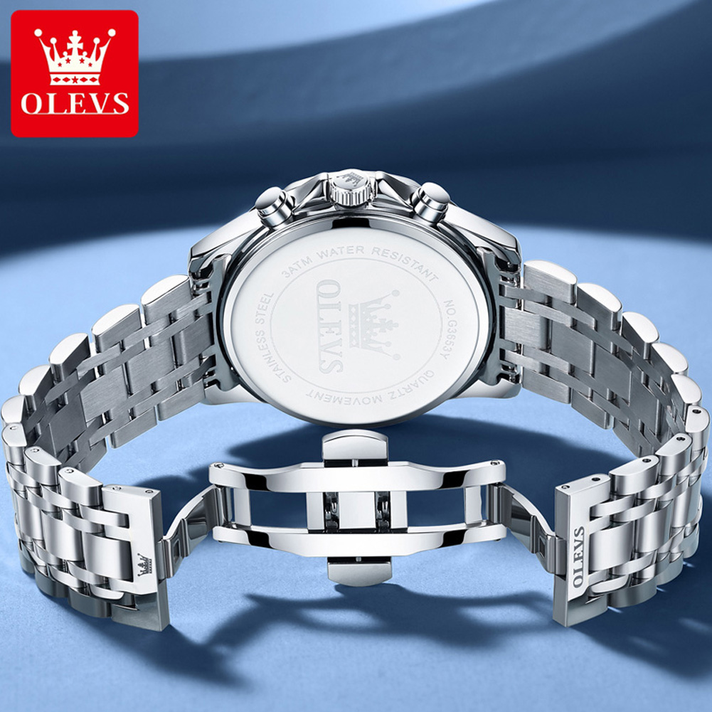 Relógio Masculino OLEVS 3653 c - Luxury Watch Mockup avaliação e preço