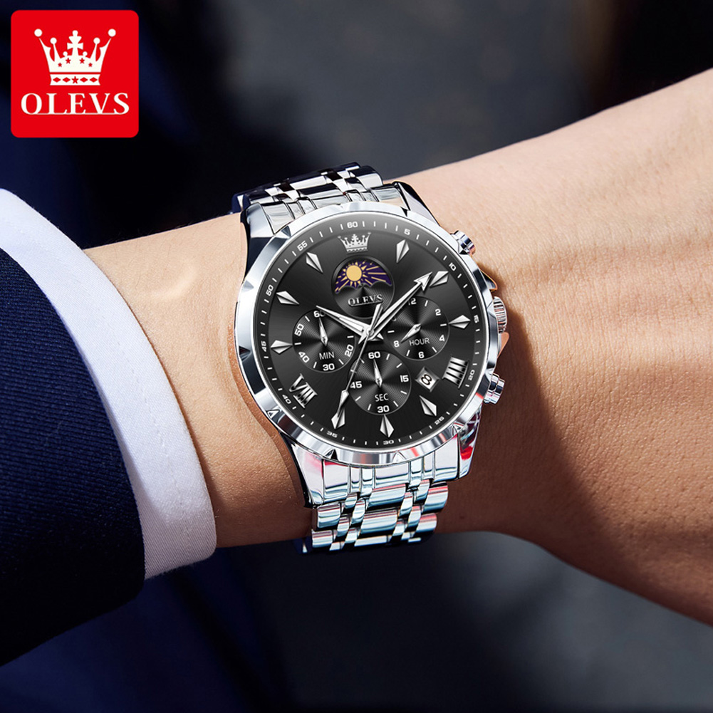 Relógio Masculino OLEVS 3653 c - Luxury Watch Mockup avaliação e preço