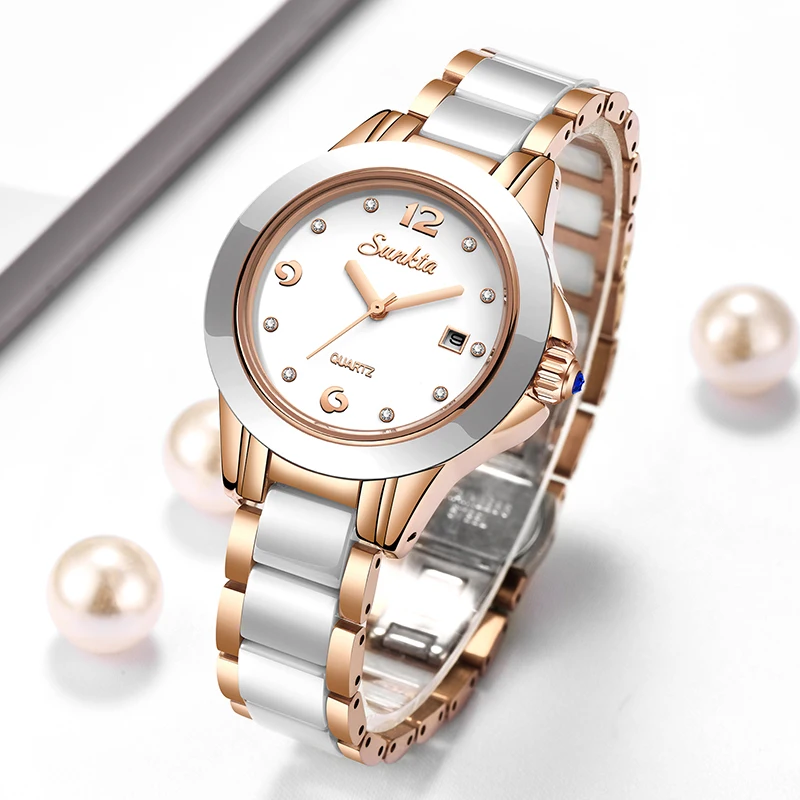 Sunkta moda casual quartzo mul - Ladies Luxury Watch avaliação e preço