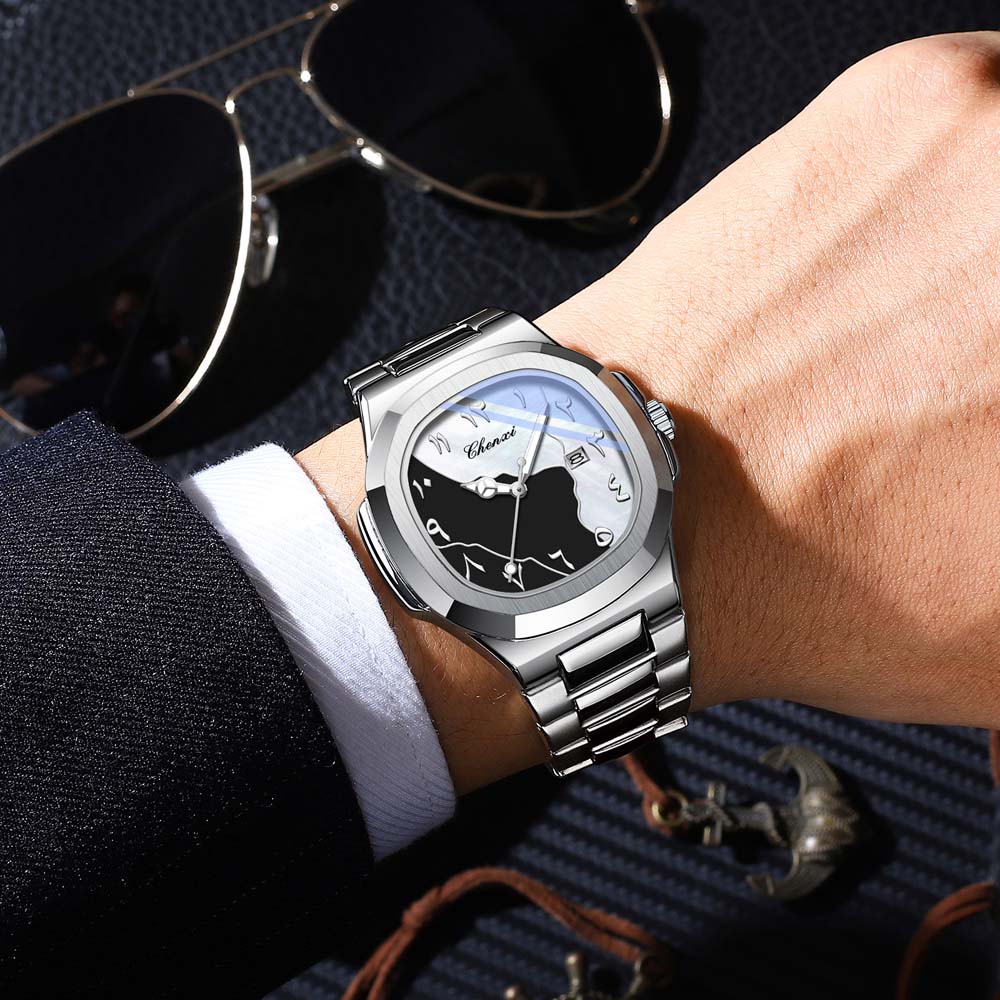 Chenxi novo relógio masculino  - Luxury Watch With Arabic Numerals avaliação e preço