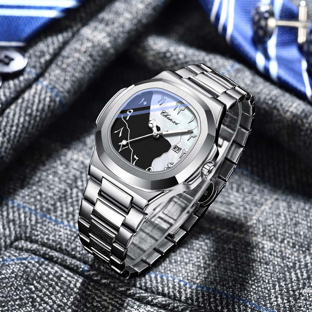 Chenxi novo relógio masculino  - Luxury Watch With Arabic Numerals avaliação e preço
