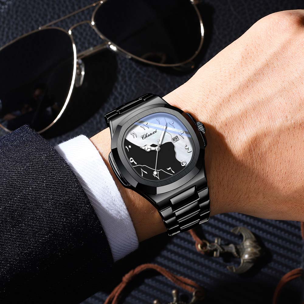 Chenxi novo relógio masculino  - Luxury Watch With Arabic Numerals avaliação e preço