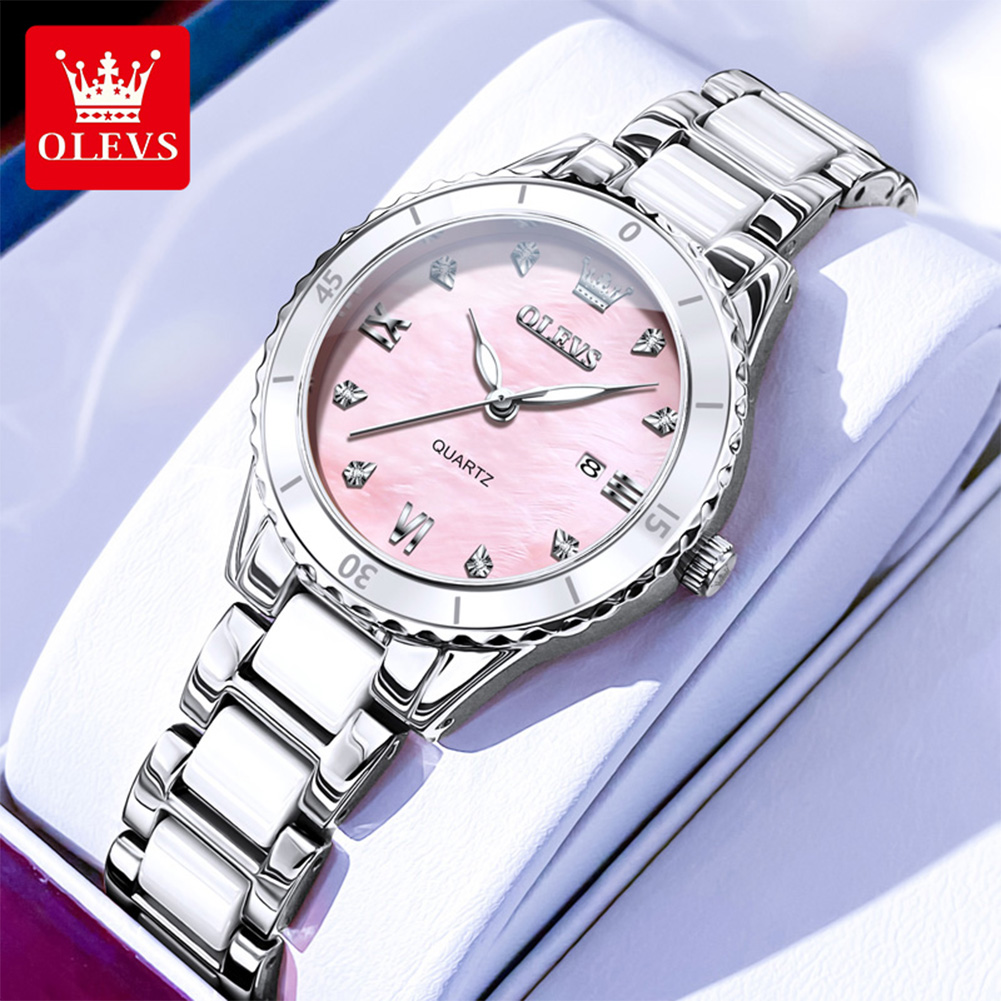 Olevs 9985 relógio feminino de - Luxury Watch Gift For Her avaliação e preço