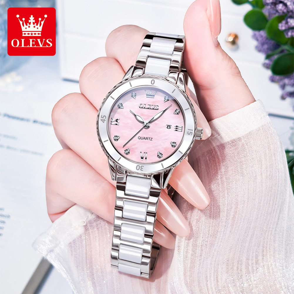 Olevs 9985 relógio feminino de - Luxury Watch Gift For Her avaliação e preço