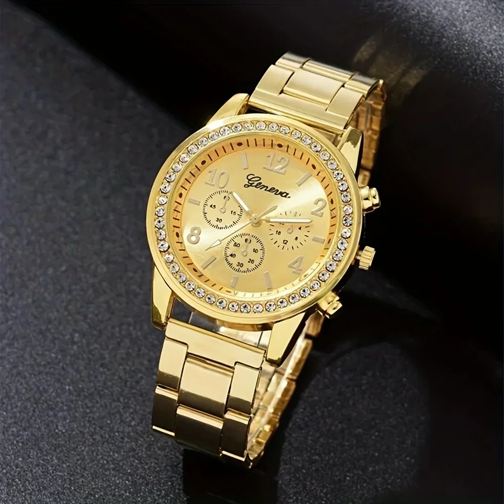 Relógio de Quartzo de Luxo com - Luxury Watch Gift For Her avaliação e preço