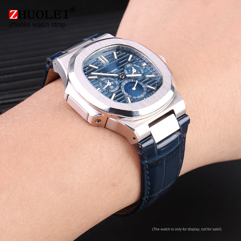 Pulseira de relógio de couro g - Patek Philippe Watch Aquanaut avaliação e preço