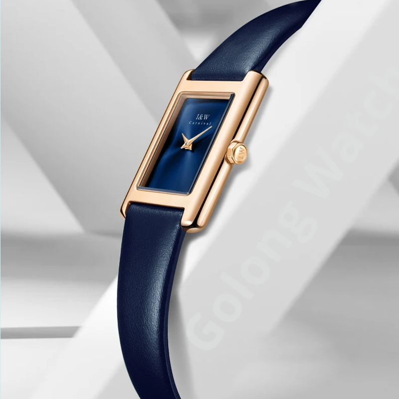 I & w carnaval ultra fino reló - Luxury Watch With Leather Strap avaliação e preço