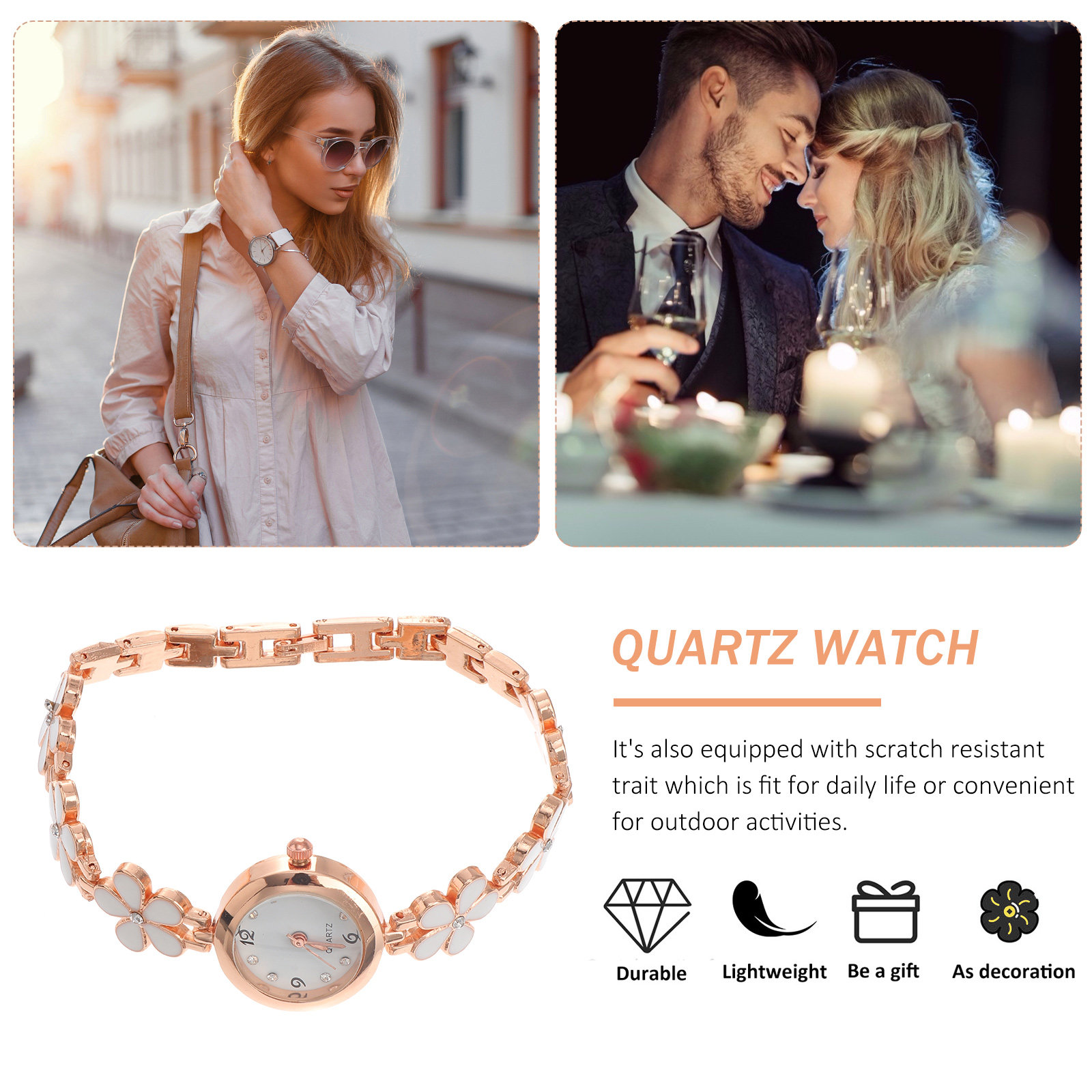 Relógio de Pulso Elegante de Q - Luxury Watch Usa avaliação e preço
