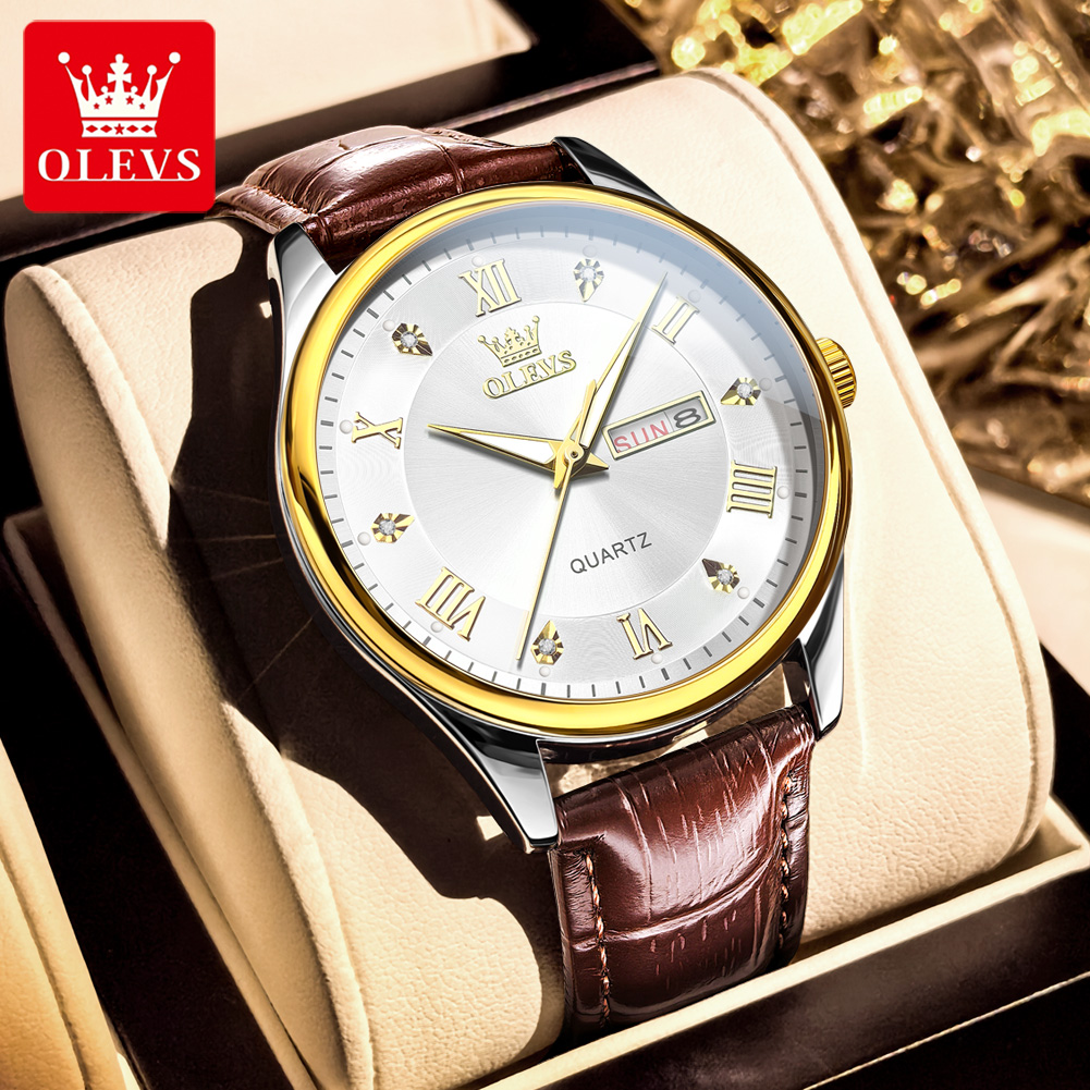Olevs casal relógio de luxo ma - Luxury Watch Gift For Her avaliação e preço