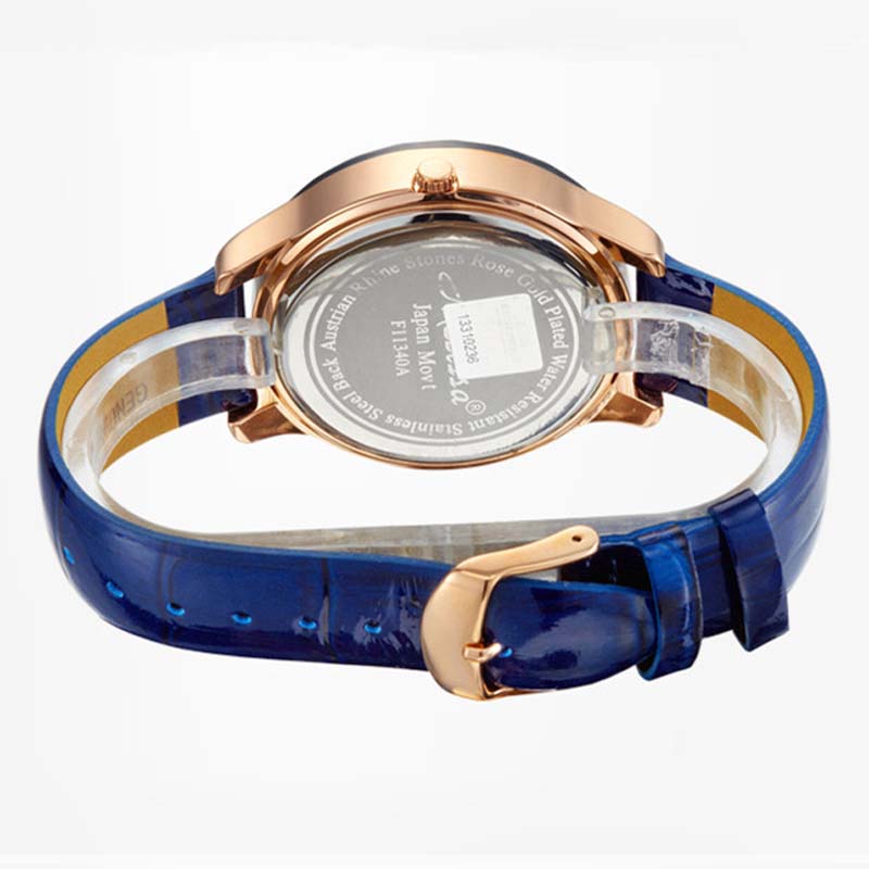 Melissa-Relógio Feminino Compl - Luxury Watch With Leather Strap avaliação e preço