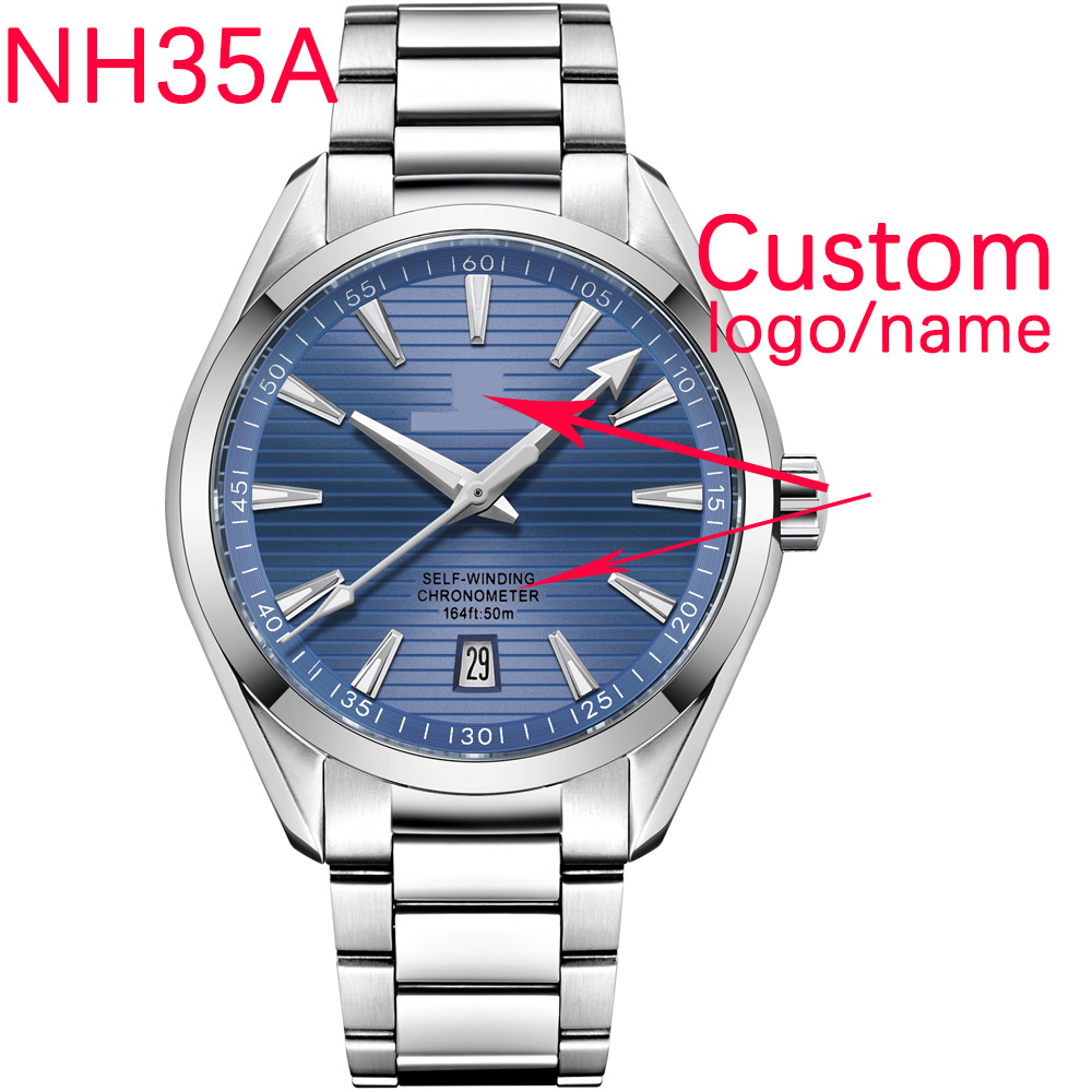 Luxo nh35 movt logotipo person - Luxury Watch Straps avaliação e preço