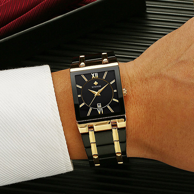 Wwoor marca de luxo pulseira o - Luxury Watch Mockup avaliação e preço