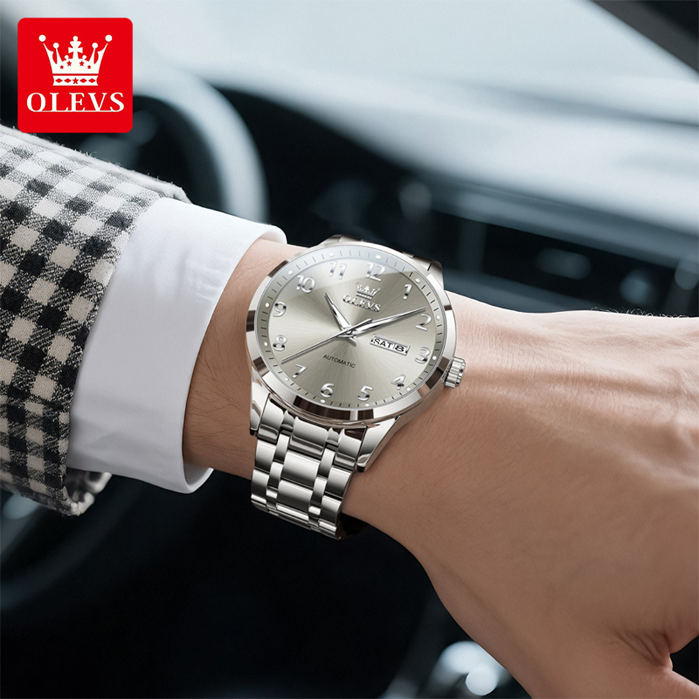 Relógio automático OLEVS para  - Luxury Watch With Arabic Numerals avaliação e preço
