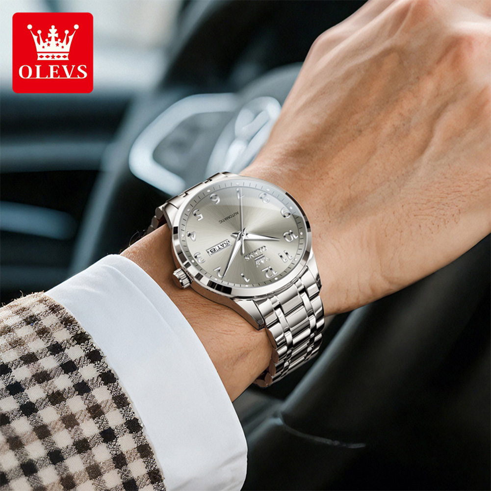 Relógio automático OLEVS para  - Luxury Watch With Arabic Numerals avaliação e preço