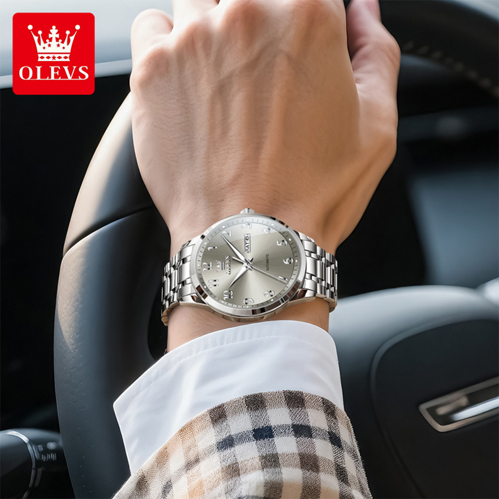Relógio automático OLEVS para  - Luxury Watch With Arabic Numerals avaliação e preço